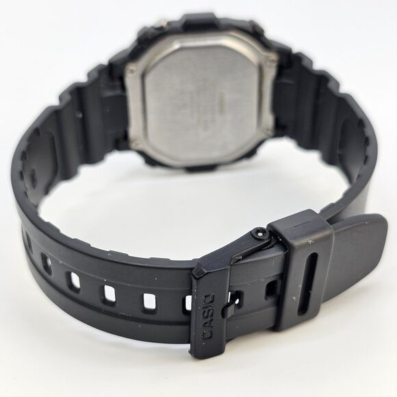 Casio Digital Sport Watch Men 42MM Black Case Black Plastic Bands - Picture 9 of 15